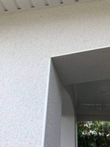 Ravalement facade mur maison blanc à Tarbes