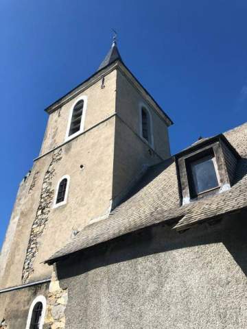 Rénovation du clocher d'une église à Tarbes