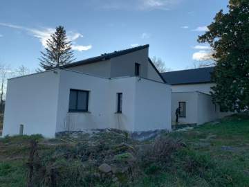 Rénovation de mur crépis maison moderne à Tarbes