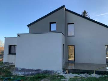 Rénovation de mur crépis maison moderne à Tarbes