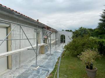 Ravalement de facade en pierre à Tarbes
