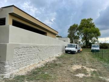 Réalisation d'une façade à Tarbes
